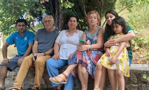 La famille yézidi
