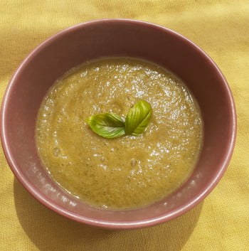 soupe courgette carotte pomme